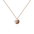 Solid 925 Sterling Silver Initial Alphabet Personalised Disc Necklace